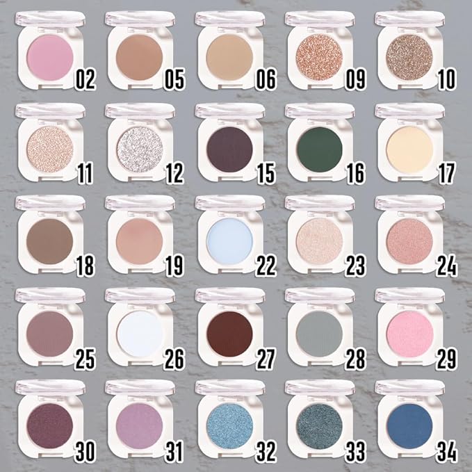 Dark Teal Green Single Shimmer Eyeshadow Makeup, Neutral Powde Eye Shadow for Women, Teal Green Glitter Singles Eyeshadow Palette Pigmented Waterproof, sombras para ojos, Girls Eyeshadows Gift-BrightBean Baby