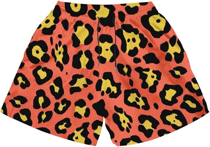 Fashion Funny Animal Printing Swim Trunks 5 inch Inseam Quick Dry Active Board Shorts for Men-BrightBean Baby