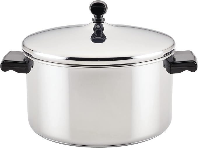 Farberware Classic 6-Quart Stainless Steel Stockpot with Lid