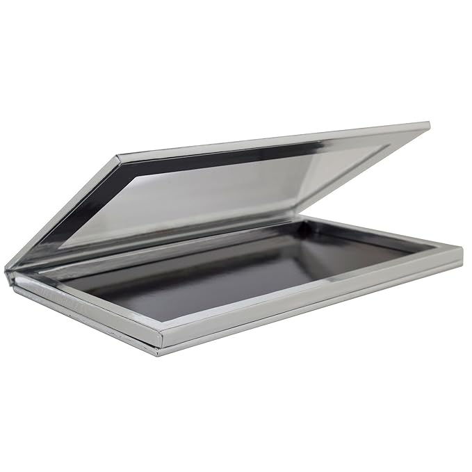 Z Palette Large Metallic Collection (Metallic Silver) with 20 Piece Metal Stickers - Made Exclusively for JUVITUS-BrightBean Baby