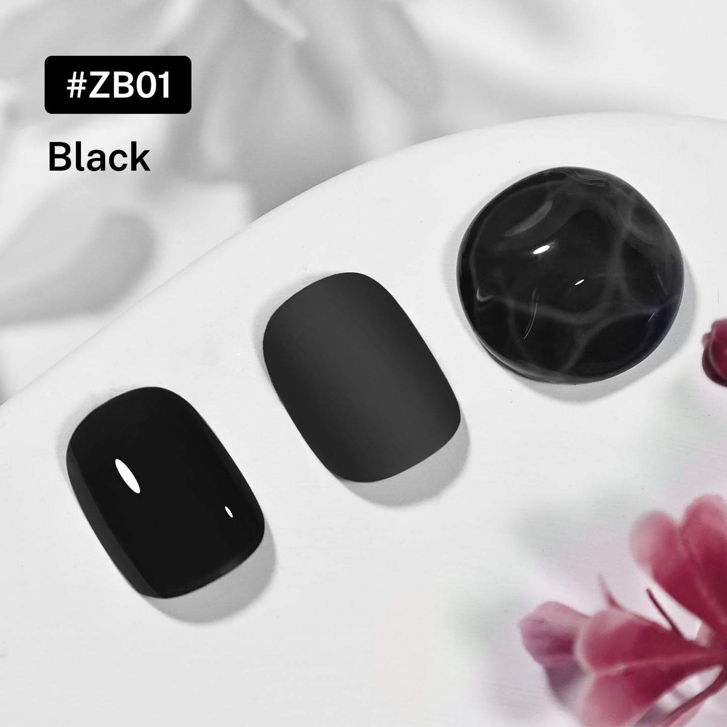 16.5ml Black Nail Polish Large Volume Quick Drying Nail Polish, Fast Drying and Long Lasting Color Nail Art DIY Home Manicure Gift for Women-BrightBean Baby