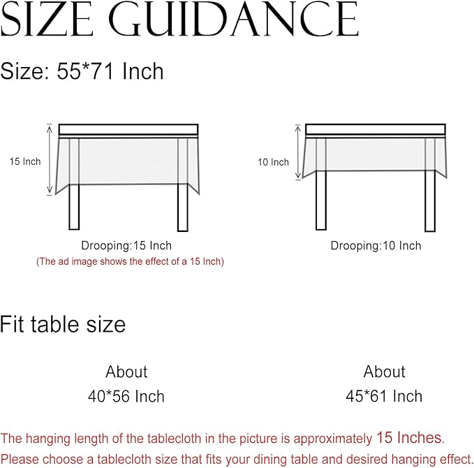 ISAENNE Designer Bohemian Floral Small Rectangle Tablecloth,Linen Colorful Table Cloth,Wrinkle Resistant Decor Tablecloths for Dining Thanksgiving Kitchen Party Christmas,55"*71"-Estevan B