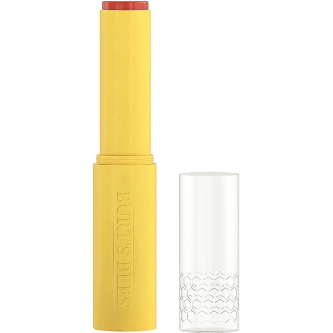 Burt’s Bees Back To School Dorm Essentials, Tinted Boosted Balm, Rose Knows, Hydrating Tinted Lip Balm with Vitamin C, E, and F Core, 24 Hour Lip Moisturizer, 100% Natural Origin, 1 Count, 0.16oz-BrightBean Baby