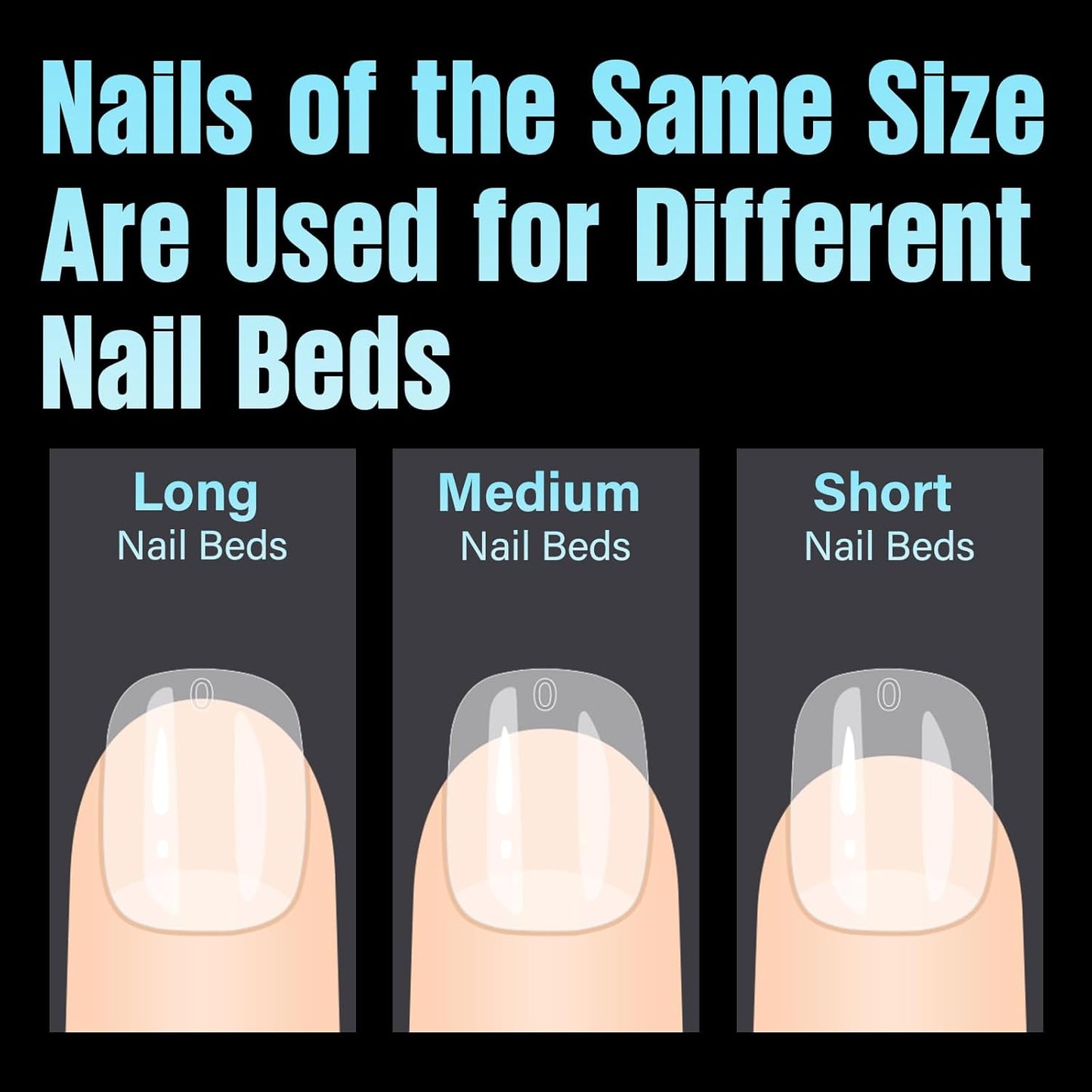 TOMICCA Short Square Nail Tips, 240Pcs Half Matte Press on Full Cover Acrylic Nails, 12 Sizes Soft Acrylic Fake Nail Tips for Nail Extension Art Home DIY Nail Salon-BrightBean Baby