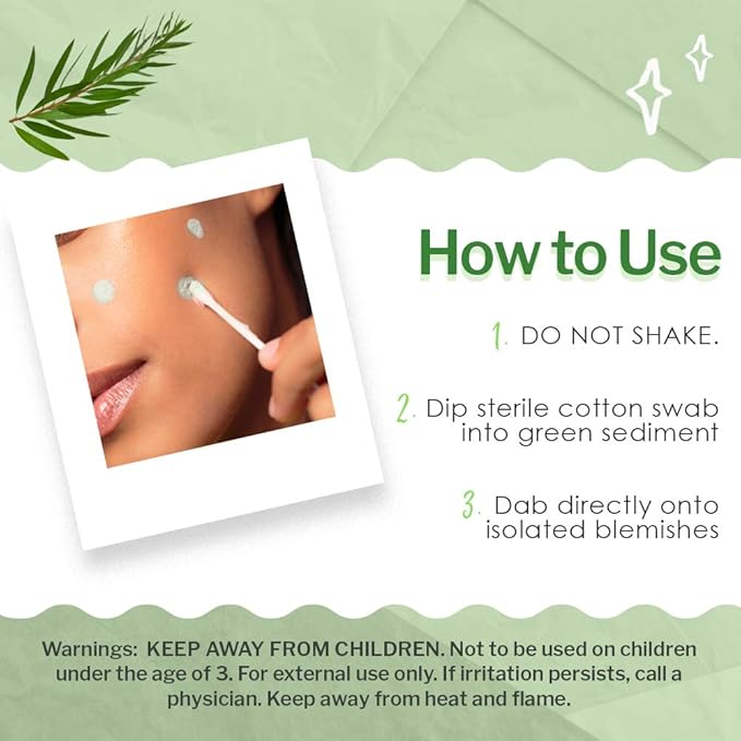 Bye Bye Blemish Tea Tree Drying Lotion, with Tea Tree Oil & Salicylic Acid, Fast-acting Formula, Dries Blemishes, Purifies Skin, 1 fl oz, 1-Pack-BrightBean Baby