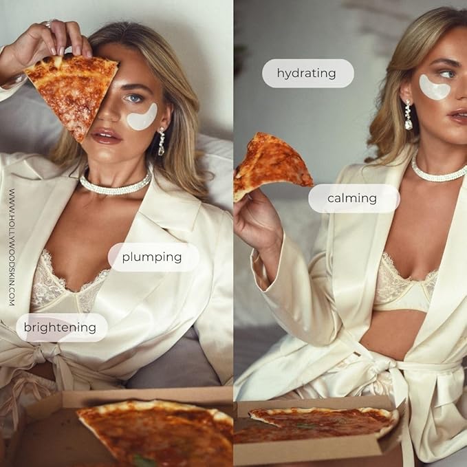 Anti-age under eye masks - With Hyaluronic Acid, Collagen & Vitamin C. Natural gel eye masks, under eye gel patches for dark circles & puffy eyes. Anti wrinkle skincare, hydrating & soothing. 20 pairs-BrightBean Baby