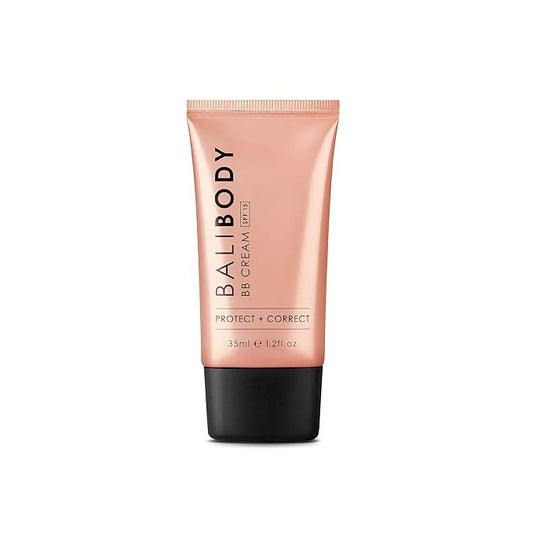 Bali Body BB Cream SPF15 - Tan Shade | Tinted Sheer Face Cream with Hyaluronic Acid & Marine Collagen | Paraben Free, For All Skin Types | Vegan, Cruelty Free Australian Made (35 ml/1.2 fl oz)-BrightBean Baby