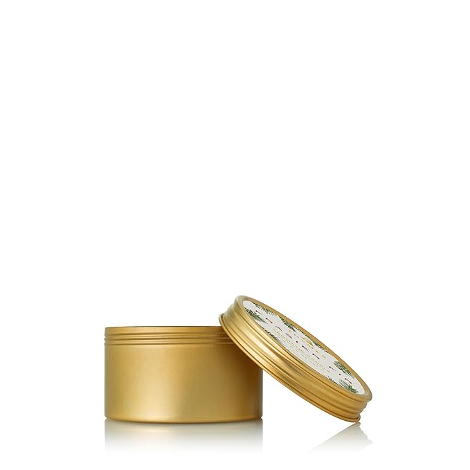 Thymes Frasier Fir Hand Cream, Travel Tin Candle Jar and Bar Soap Gift Set - Scented with Notes of Siberian Fir, Cedarwood, and Sandalwood - Luxury Home Fragrance Set - Hostess Gift for the Holidays-BrightBean Baby