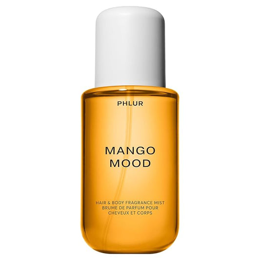 PHLUR Mango Mood Body Mist - Hair & Body Mist Fragrance - Mango, Jasmine, Patchouli & Vanilla Body Spray (8 Fl Oz)-BrightBean Baby