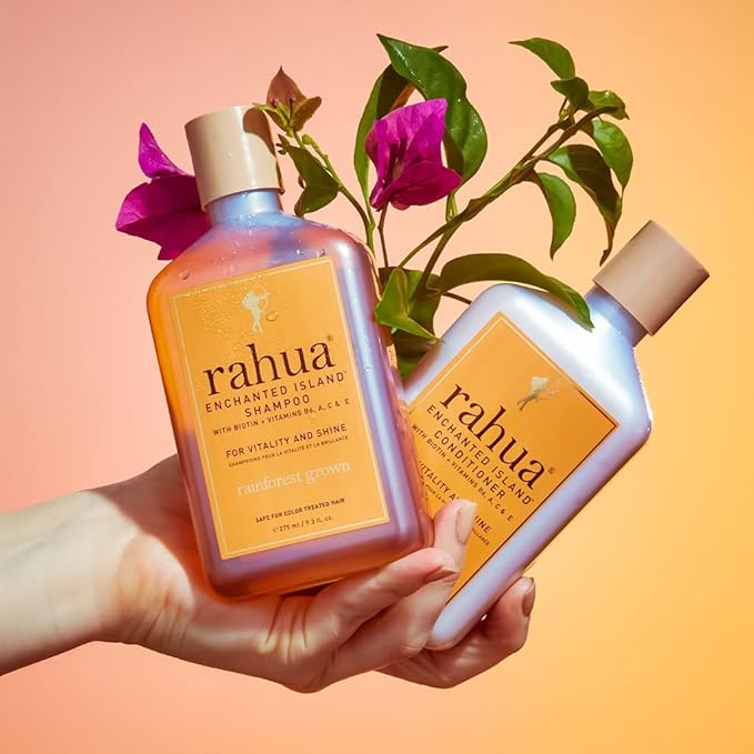 Rahua Enchanted Island Hair Conditioner with Biotin, 9.3 Fl Oz, Supports Strength, Hair Growth & Shine, All Hair Types, Vitamin C, E, A, B6, Coconut Guava Scent, Nourishing Hair Care for Men and Women-BrightBean Baby