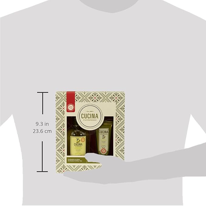 Fruits & Passion Cucina Coriander and Olive Tree Hand Care Duo-BrightBean Baby