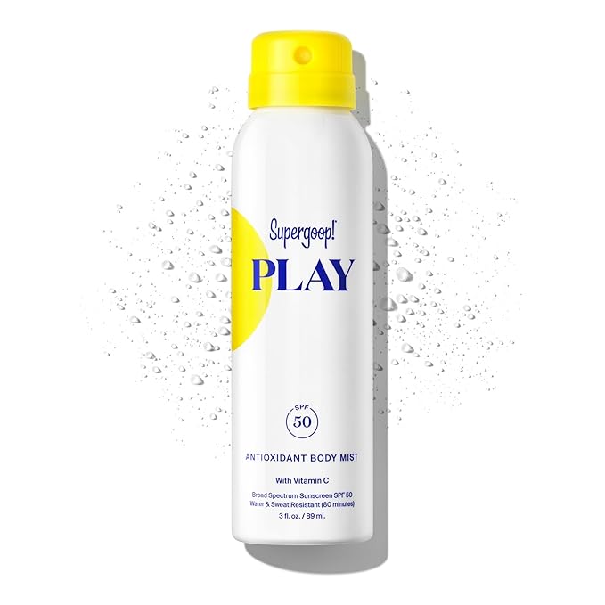 Supergoop! PLAY Antioxidant Body Mist w/Vitamin C - 3 fl oz - SPF 50 PA++++ Broad Spectrum Sunscreen - Body Spray - Great for Active Days-BrightBean Baby