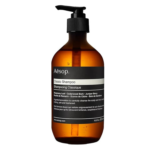 Aesop Classic Shampoo | Gentle Formulation | Leaves Hair Shiny, Soft, Freshened | Rosemary Leaf, Cedarwood Bark, Juniper Berry | 16.9 oz / 500mL-BrightBean Baby