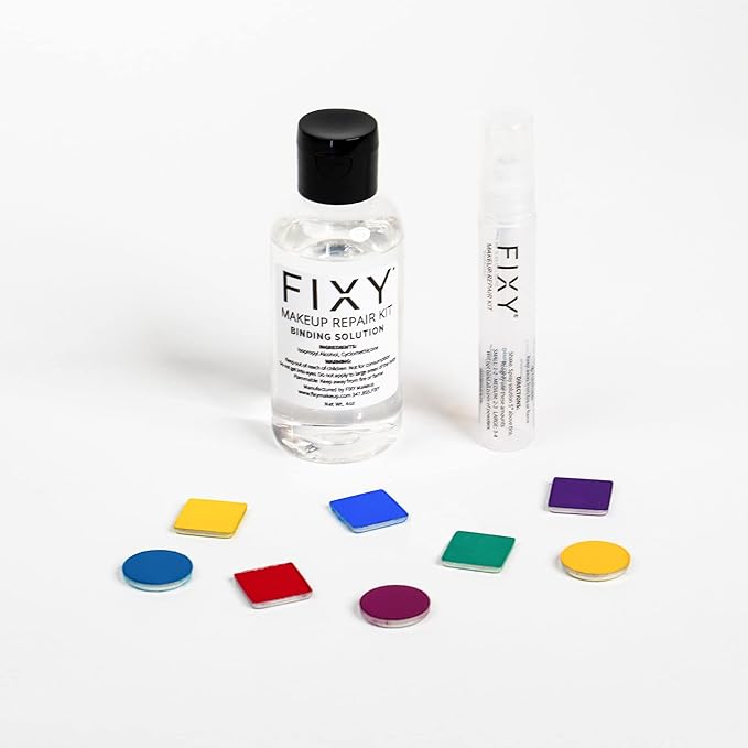FIXY Makeup Repair Spray - Revive & Restore Pressed Powders, Eyeshadow, Blush, Bronzers & Highlighter | Retains Color | 4oz Vegan Solution, Fragrance-Free, Paraben-Free-BrightBean Baby