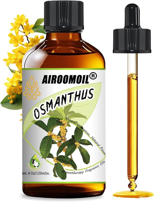 Pure Osmanthus Essential Oil, 100% Pure Natural Osmanthus Essential Oil, Premium Grade Essential Oils for Diffusers for Home, Skin, Care Massage, Soap Making, Aromatherapy, 4 Fl Oz | 120ml-BrightBean Baby