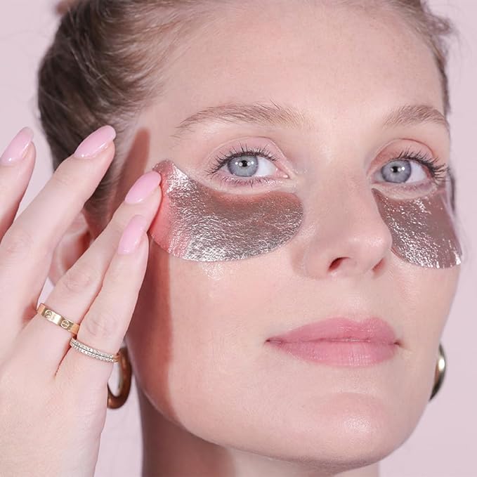 Wander Beauty Baggage Claim - Rose Gold & Gold Foil Under Eye Patches For Dark Circles and Puffiness - Under Eye Mask Depuffs & Firms - Brightening Eye Mask for Under Eye Bags (2 Pack)-BrightBean Baby