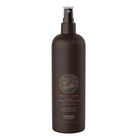 Tweak’d by Nature - Restore Revitalizing Hair Treatment Mist, Strengthens and Protects Hair for Soft Feel and Healthy Shine, Cruelty Free (16 ounces)-BrightBean Baby