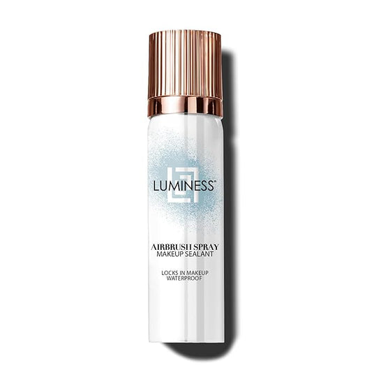 LUMINESS Waterproof Setting Spray for Makeup, Airbrush Spray Makeup Sealant (2.36 fl oz) - Long-Lasting Face Make Up Spray with Hydrating Mist Helps Control Oil & Replenishes Moisture-BrightBean Baby
