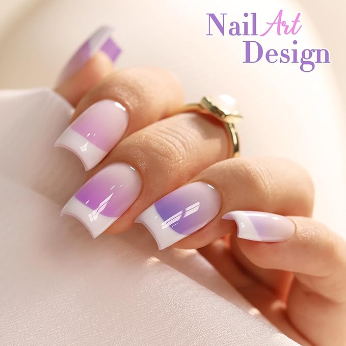 Double Rhythm 6 Pcs 15 ML Gel Polish Set Same Color Same Bottle Soak Off Gel Polish Kit Nail Art Manicure Salon DIY at Home for Women (Light Dark Purple Violet Rose Pink-T6-16)-BrightBean Baby