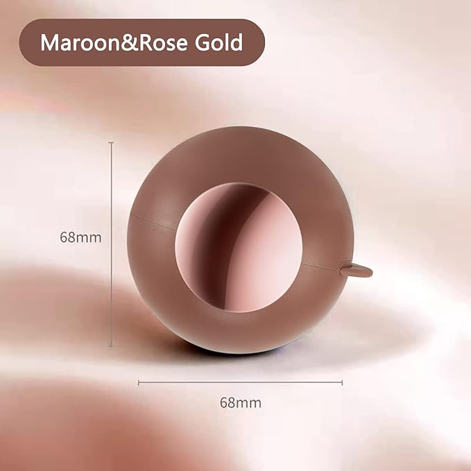 Washable Reusable Gel Lint Roller for Pet Hair, Tecogue Portable Dog Cat Pet Hair Remover for Clothes, Laundries, Sticky Cleaner, Dust Fuzz Fur for Travel Household (Maroon)-BrightBean Baby