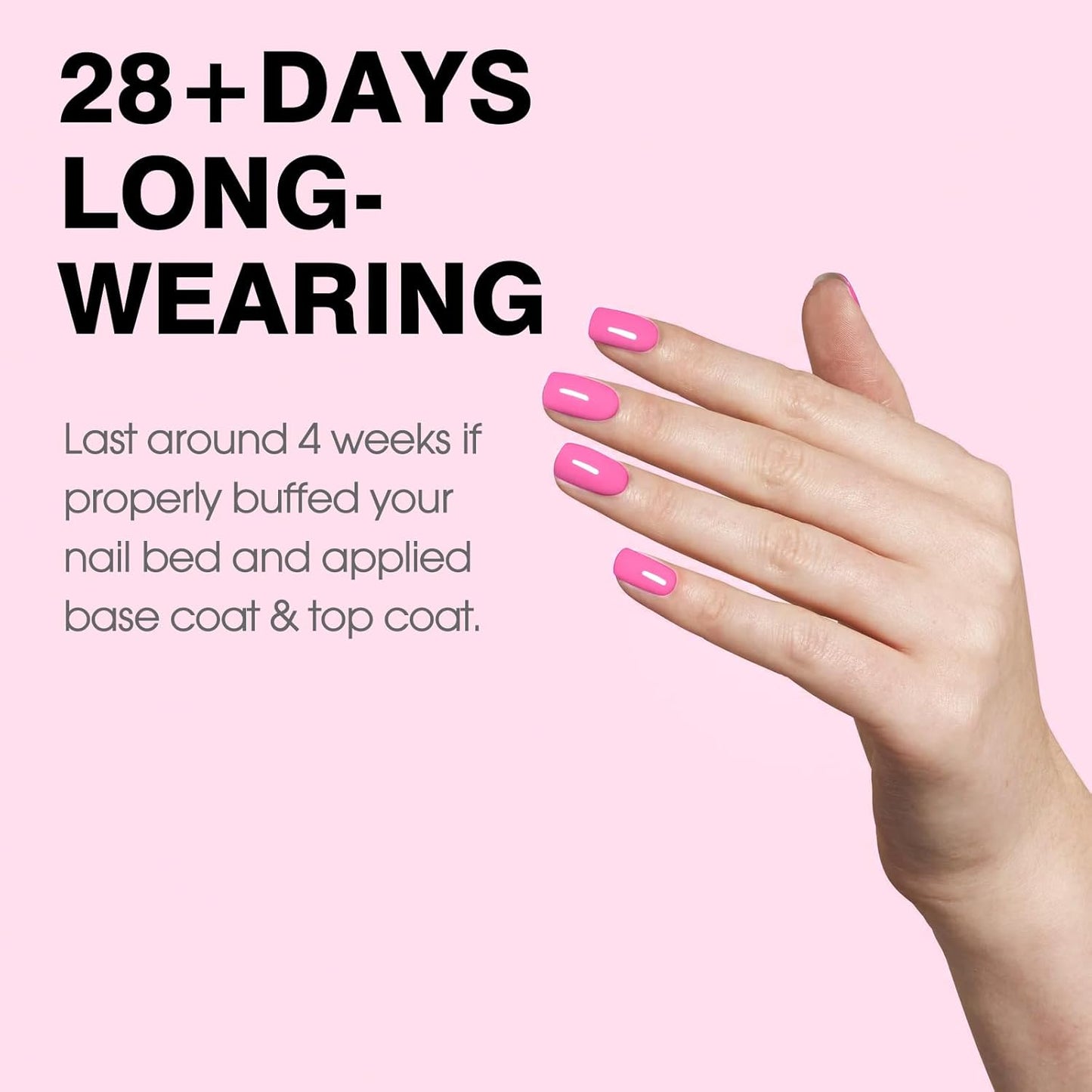 CANNI Hot Pink Gel Nail Polish – 9ml Soak Off UV LED, Long Lasting High Gloss for DIY & Salon Use For Women-BrightBean Baby