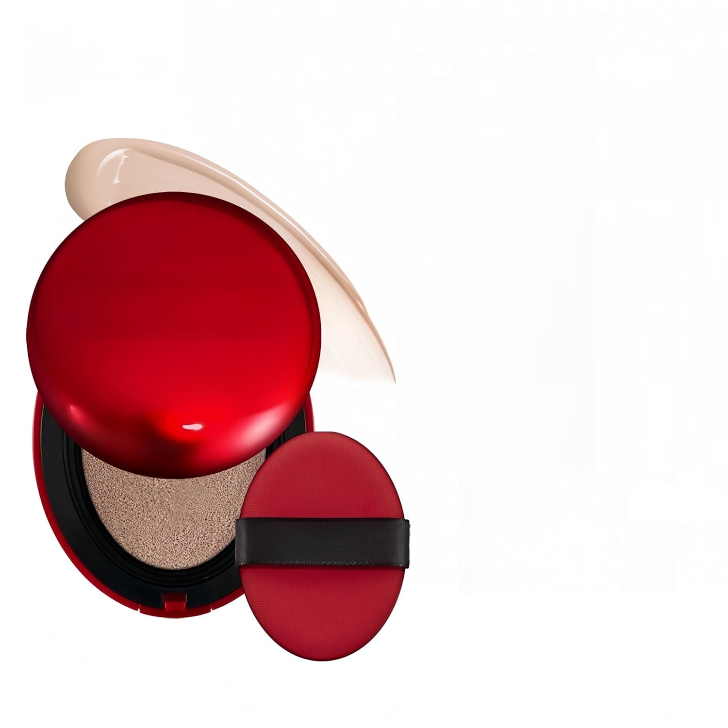 MAEPEOR Cushion Foundation 9 Colors Full Coverage Weightless Satin Glow Foundation Hydrating Long-Lasting Cushion BB Cream (Color 09)-BrightBean Baby