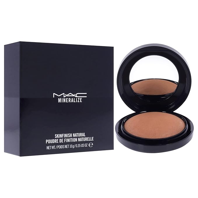 MAC Mineralize Skinfinish Natural - Medium Deep Powder Women 0.35 oz-BrightBean Baby