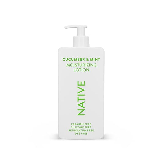 Native Body Lotion Contains Naturally Derived Plant-Based Moisturizers for Women and Men | Restores Dry Skin, Cucumber & Mint, 16.5 fl oz-BrightBean Baby
