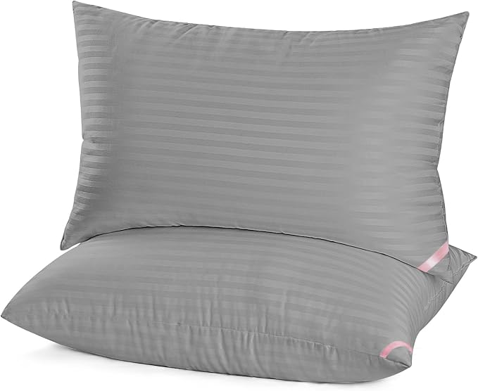 EIUE Bed Pillows Queen Size 2 Pack - Premium Sleeping Pillows for Side & Back Sleepers