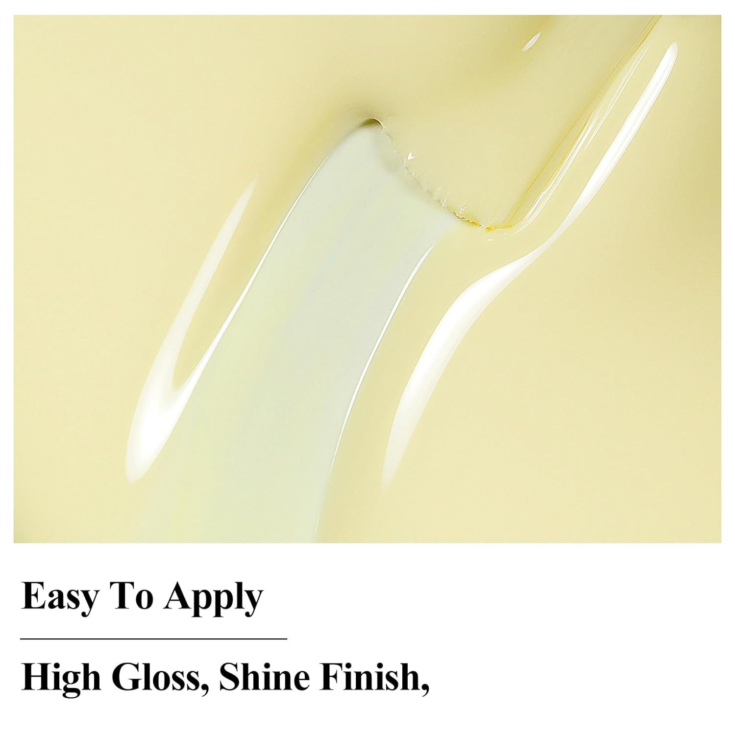 Yellow Nail Polish Quick Dry Pastel Nail Lacquer Sheer Color, Light Yellow Regular Fast Dry Fingernail Polish Bulk Non Gel Long-Lasting DIY Salon Gift For Women-BrightBean Baby