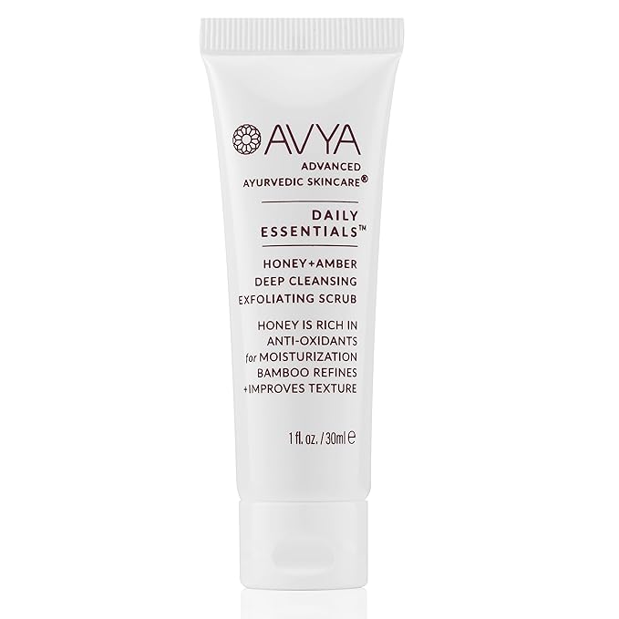 Avya Experience Set - DS Gentle Cleanser 30ml + AA Serum 10ml + AA Eye Cream 5ml + AA Night Cream 10ml + DE Honey/Amber Scrub 1oz. + DE Toner 1oz.-BrightBean Baby