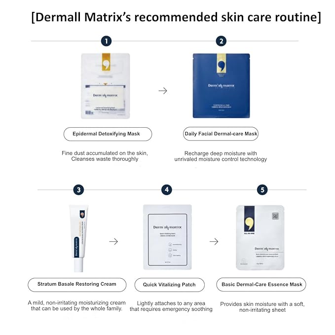 DERM·ALL MATRIX] Travel KIT. A travel kit containing all products so you can follow your skincare routine wherever you are. Skin Nourishing. Lifting and Hydrating.Moisturizing.-BrightBean Baby