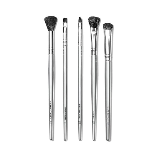 e.l.f. Smoky Eye Brush Kit, 5-Piece Makeup Brush Kit For Creating A Smoky Eye Look, Apply & Blend Eyeshadow, Vegan & Cruelty-Free-BrightBean Baby
