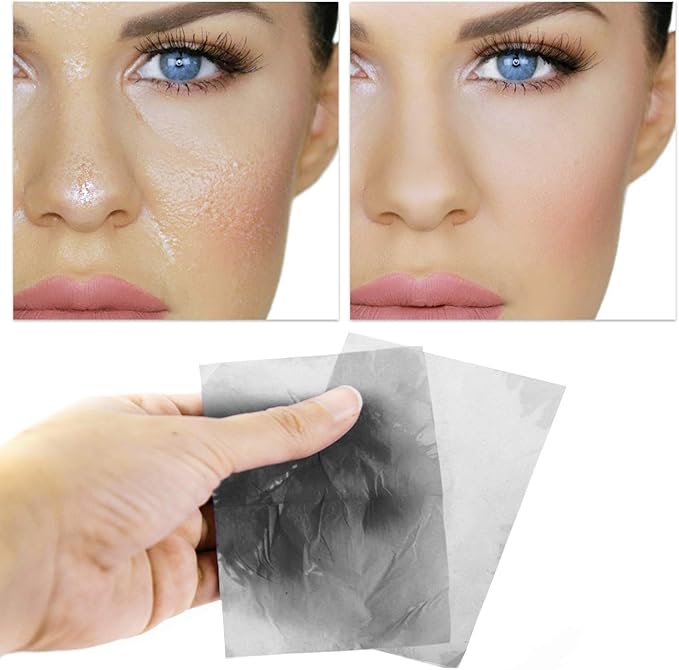 Oil Blotting Sheets for Face Natural Bamboo Charcoal Blotting Paper for Oily Skin Oil Absorbing Tissues Beauty Blotters Remove Excess Shine Organic Blot Papers For Make UpFacial & Skin Care 3 Pack-BrightBean Baby