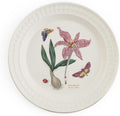 Portmeirion Botanic Garden Harmony 10.5" Dinner Plate, Papilio Amethyst & Meadow Saffron Motif - Dishwasher, Microwave, Oven & Freezer Safe Earthenware - Elegant Spring Tableware for Brunch & Parties