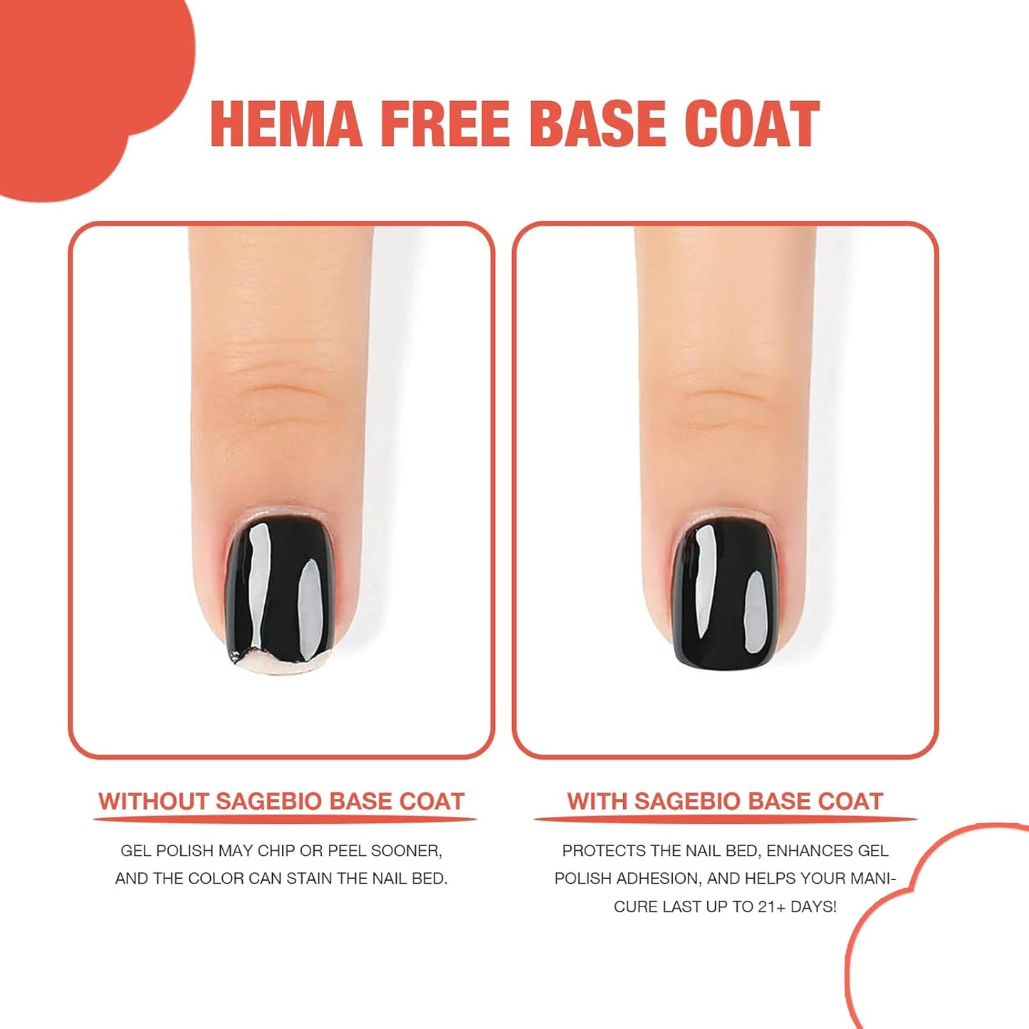 15ml Gel Top Coat Glossy Top Coat– Long Lasting Professional Nail Art Home Salon-BrightBean Baby