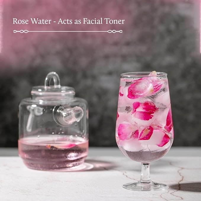 Blue Nectar Shubhr Steam Distilled Rose Toner Water & Face Tonic Mist 6.76 fl oz (200 ml)-BrightBean Baby