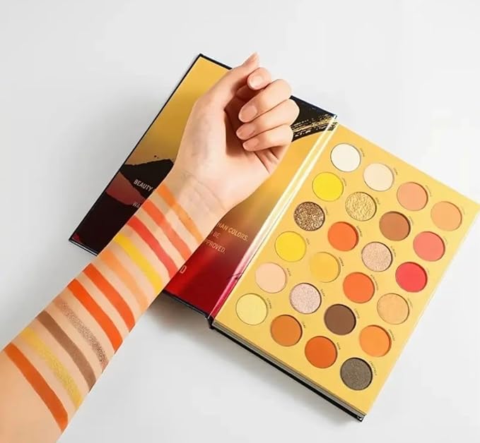 Generic Majical Book of Beauty Makeup Palette, 72 Colors, 3-Layer Folding Book, Eyeshadow Palette, Long Lasting-BrightBean Baby