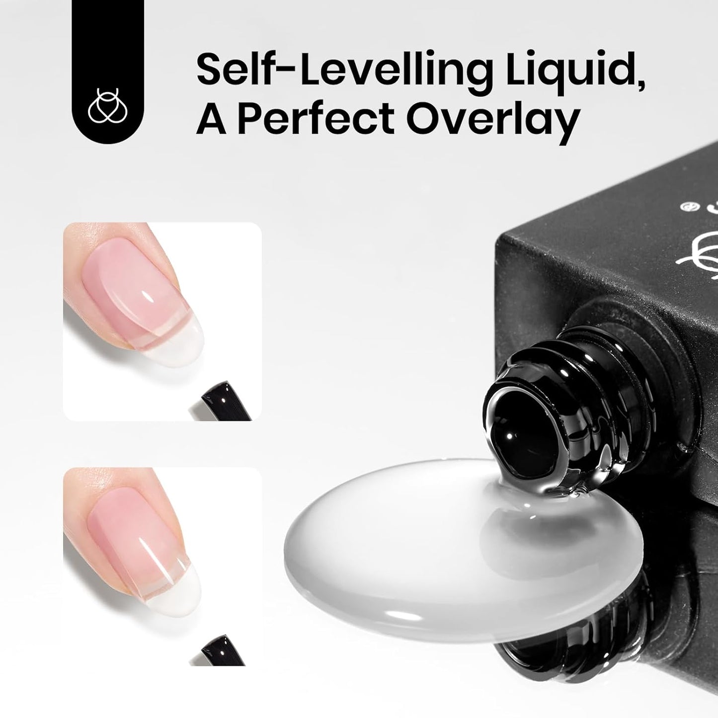 Beetles 15 ml Matte Gel Top Coat, Chrome Proof Matte Top Coat Gel Nail Polish No Wipe Low‑Odor Compatible with UV/LED Lamps Long Lasting 21 Days+ Finish Diy at Home-BrightBean Baby