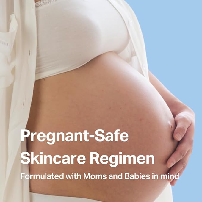 Y'OUR Non-Toxic, Pregnancy-Safe Skincare Set – 3-Step System with Cleanser, Day Cream & Night Cream – Soothing & Rejuvenating – Gentle and Non-Comedogenic Formula.-BrightBean Baby