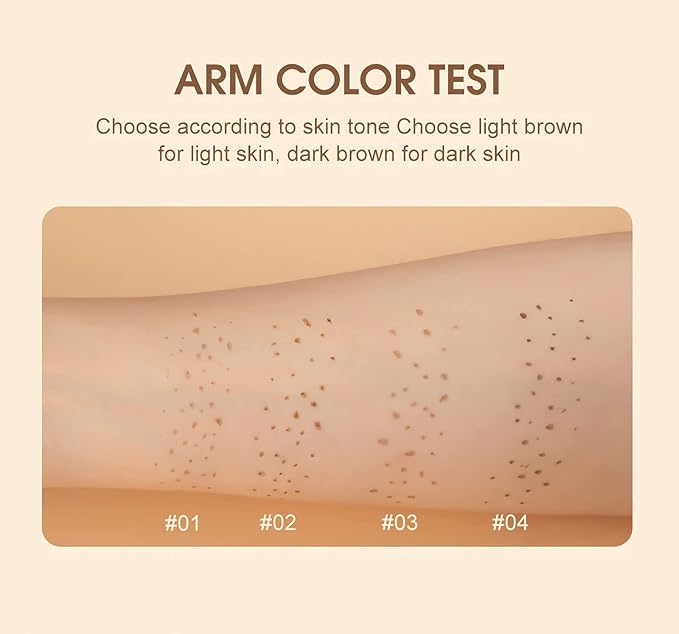 Freckle Pen, 4 Colors Kit - Natural Lifelike Faux Freckle Makeup Pen, Waterproof Long Lasting, Create Sunkissed Skin(4Pack)-BrightBean Baby