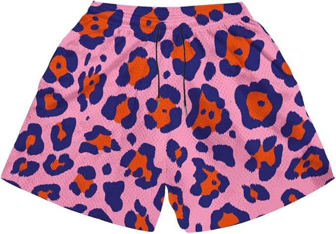 Fashion Funny Animal Printing Swim Trunks 5 inch Inseam Quick Dry Active Board Shorts for Men-BrightBean Baby