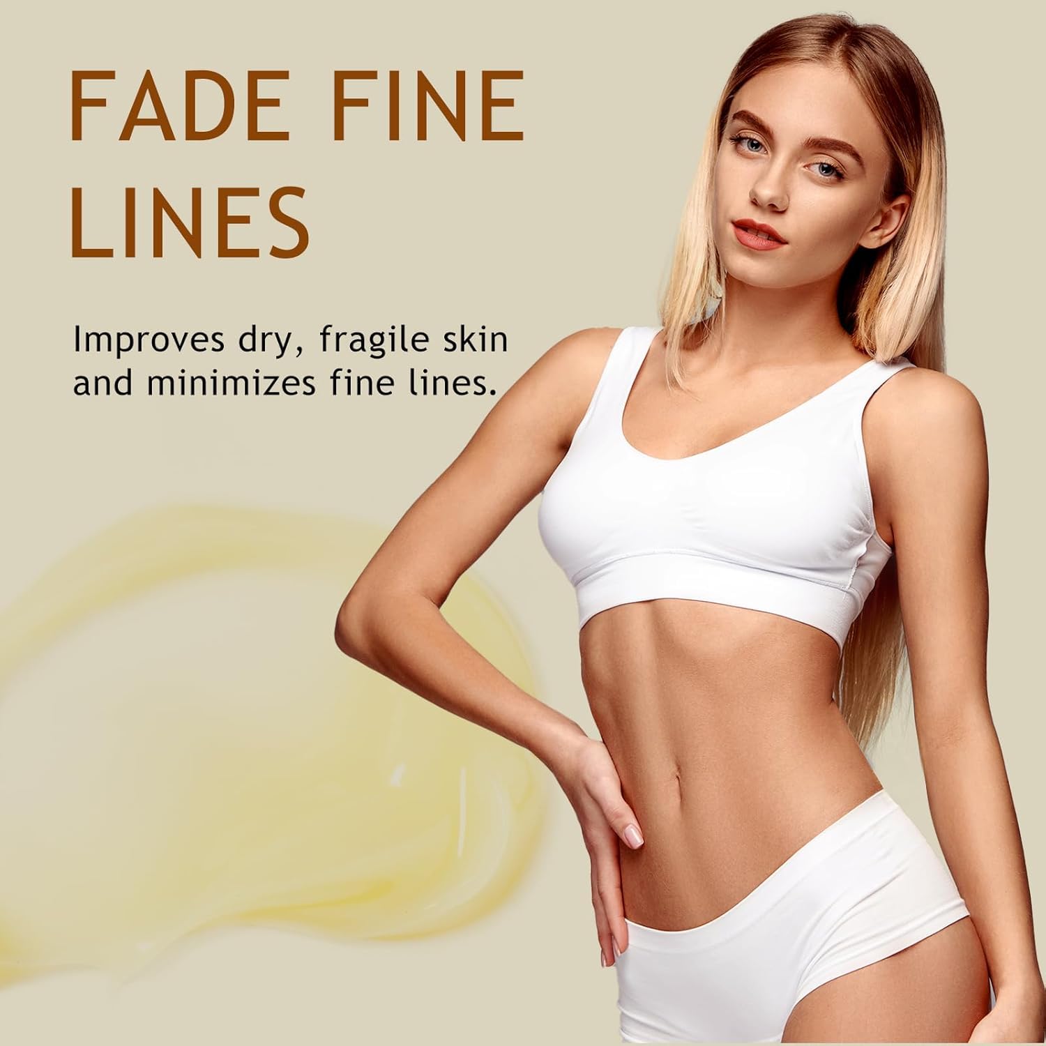 B Flat Belly Firming Cream - Stretch Mark Treatment - Clean and Gentle Belly Cream - Skin Tightening Cream for Cellulite for Stomach Mark & Thighs & Butt, Moisturizing Lifting Body Lotion-BrightBean Baby