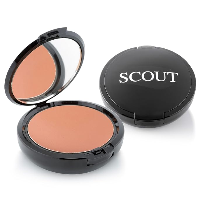 SCOUT Australia Crème Compact Foundation with Vitamin E, Joboba & Shea Butter Golden-BrightBean Baby