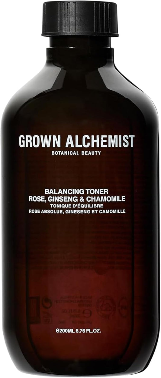 Grown Alchemist Balancing Toner, Alchohol-Free with Rose, Ginseng, Chamomile 200mL-BrightBean Baby
