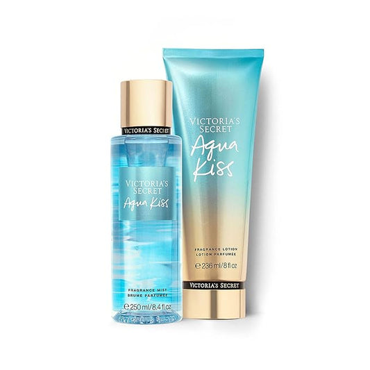 Victoria's Secret Aqua Kiss Mist & Lotion Set-BrightBean Baby