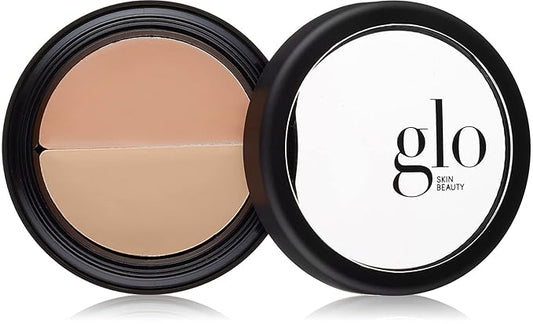 Glo Skin Beauty Under Eye Concealer Makeup with Duo Shades for Custom Blending - Corrects & Conceals Dark Circles & Redness - Buildable Longwearing Coverage (Beige)-BrightBean Baby