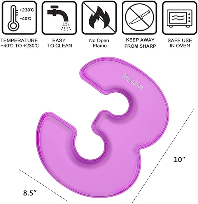 Ducodocu Large Number Cake Pan for Baking 3D Silicone Cake Mold DIY Baking Mold Novel Cake Tins for Birthday Wedding Anniversary Number of 3
