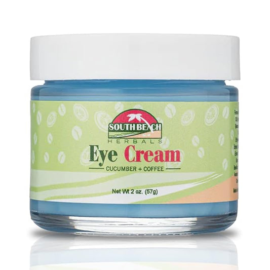 South Beach Herbals Cucumber & Coffee Anti Aging Eye Cream - Brightening and Tightening Anti Wrinkle Under Eye Treatment for Women and Men - Eye Cream for Dark Circles and Puffiness (2 oz.)-BrightBean Baby
