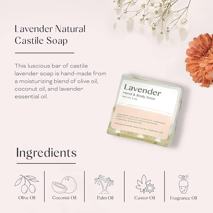 Dear Ava Spa Gifts for Women and Girls - Organic Self Care Luxury Gifting Idea Kit Set Basket - Anti Stress Relaxing Bath and Body Gift Box for Her with Heartfelt Card Confirmation Gift for Girls-BrightBean Baby